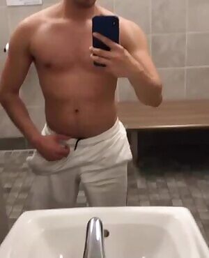 Gym restroom