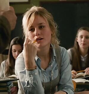 Your problem student, Brie Larson desperate for an A. And willing to do anything to prove it