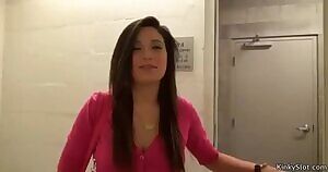 Titties in the stairwell