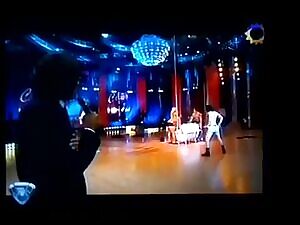 Nazarena Vélez Topless in Bailando 2007