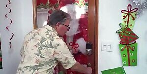 Even santa gets presents from time to time.