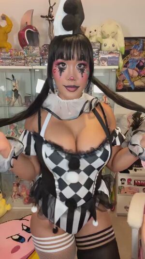 Clown Girls Asian Bouncing Costume Filipina