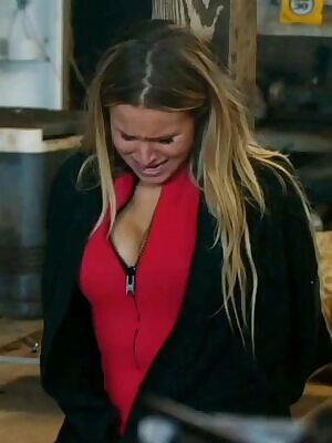 Kristen Bell tied up and ready to get facefucked