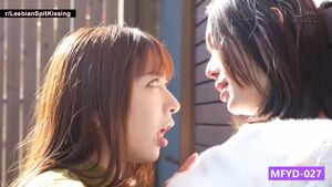 Lesbian Tongue Kissing Drool Drooling Kiss