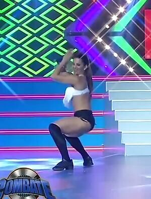 Amazing ass on Argentinian tv show