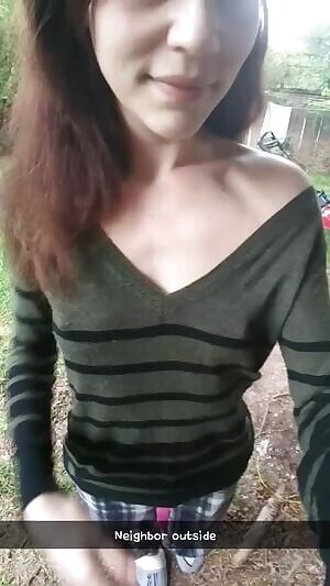 Morning backyard flash