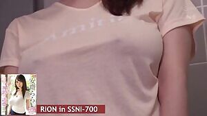 Repairman gets a taste of RION's tits