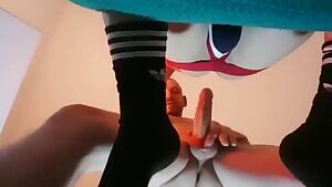 Daddy Stretching His Boy