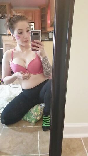 ing myself while getting ready for a photo set