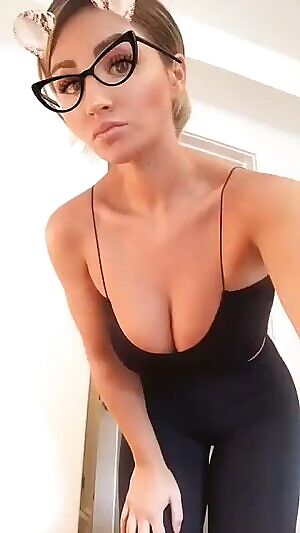 A little cleavage