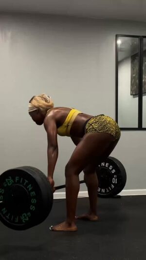 Thick Fit African Black Bubble Butt