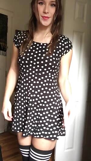 A hidden surprise under my sundress 😇