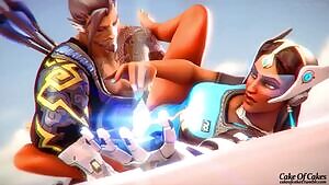 Symmetra fucked by Hanzo