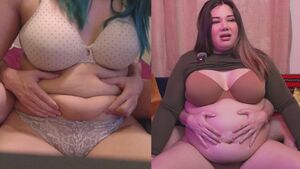 Belly Play Amateur BBW Chubby Feedee
