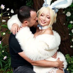 Fur Coats Asian Blonde Bunny Cosplay