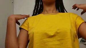 revealing my dark yummy gumdrop nipples