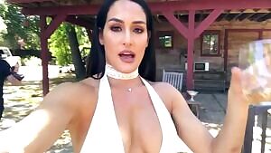 Nikki Bella loves showing her tits off