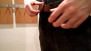 Next time will you unbutton my pants yourself?