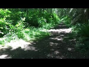 My forgetful wife. At least she remembered her helmet.