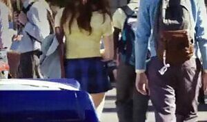 Joey King, regretting her decision on the first day of school...😜