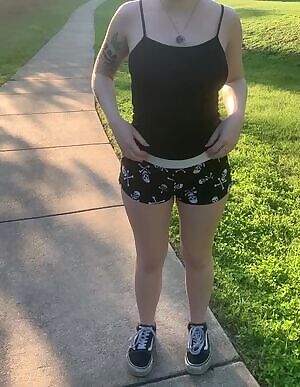 I had fun on my hike💗 if you listen in you can hear the baseball game going on right next to me!