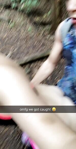 we got caught smoking and fucking on a hiking trail 0.0