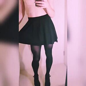 I have a small surprise for you under my skirt ^^
