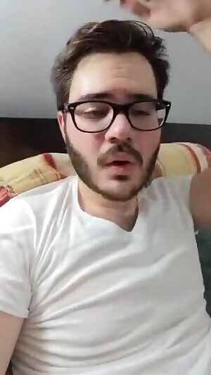 Sent this to my bf, but he doesn't know that my roommate was watching me make the video