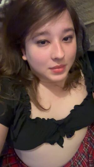 Trans BBWs Anal Dildo Lingerie Precum