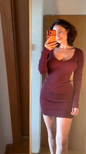 Selfies Big Tits Brunette Dress Homemade