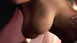 Jasmine Black bouncing big tits during hardcore doggy sex in white stockings