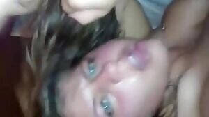 Happy Slut Wife Closeup Face While Being Pounded