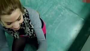 Creampied in the auditorium