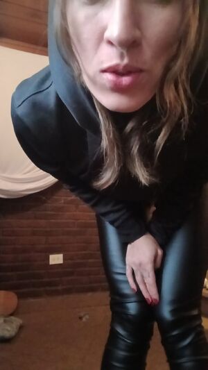 OnlyFans FEMDOM Leather Leggings